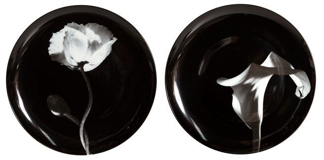 Robert Mapplethorpe, ‘Pair of Porcelain Plates, Cala Lily and Poppy Flower’, ca. 2000, Design/Decorative Art, Porcelain, RoGallery