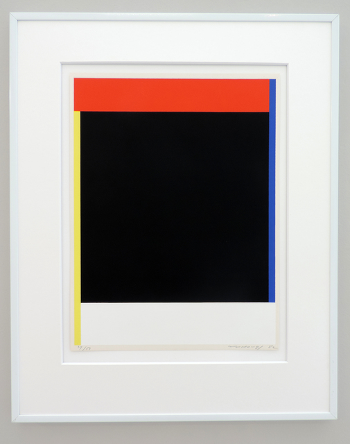 Aurelie Nemours, ‘Droite Rose ’, 1992, Print, Serigraphie, Galerie La Ligne