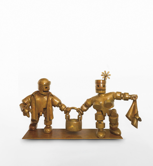 Tom Otterness, ‘Jack and Jill’, 1985, Sculpture, Bronze, Phillips