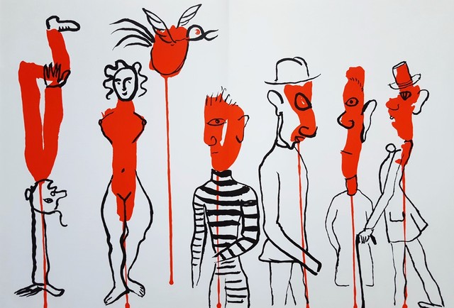 Alexander Calder, ‘Derrière le Miroir No. 156 (Circus 3 - Les Gueules Degoulinantes)’, 1966, Print, Lithograph, Graves International Art