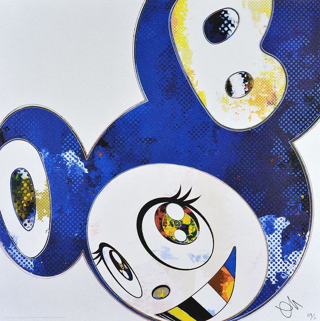 Takashi Murakami, ‘And Then x 6 (Blue: The Polke Method)’, 2015, Print, Offset lithograph with silver on paper, ARTETRAMA