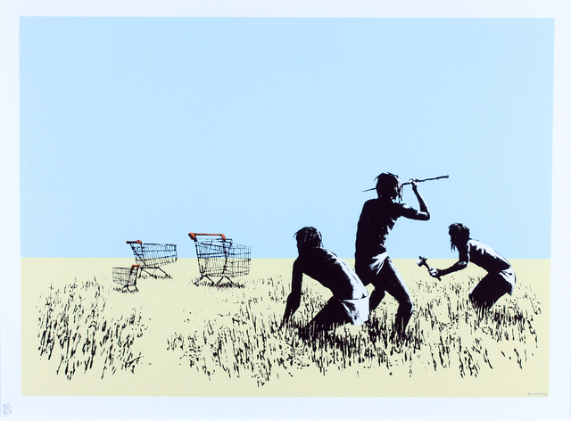 Banksy, ‘Trolley Hunters (Colour)’, 2007, Gormleys Fine Art