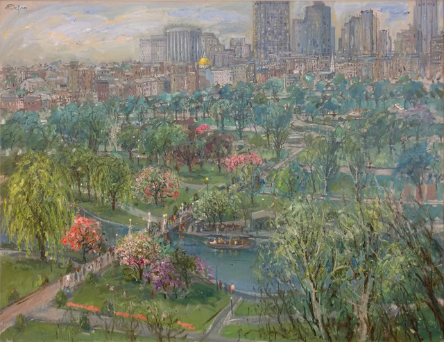 , 'The Public Gardens in Spring,' 2017, Galerie d'Orsay
