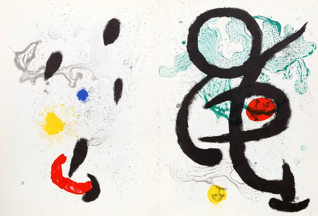 Joan Miró, ‘Composition I & II from Derrière le Miroir ’, 1965, RoGallery