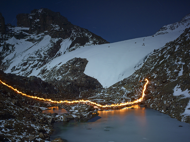 Simon Norfolk, ‘The Lewis Glacier, Mt. Kenya, 1987’, 2014, Photography, Digital chromogenic prints, Benrubi Gallery