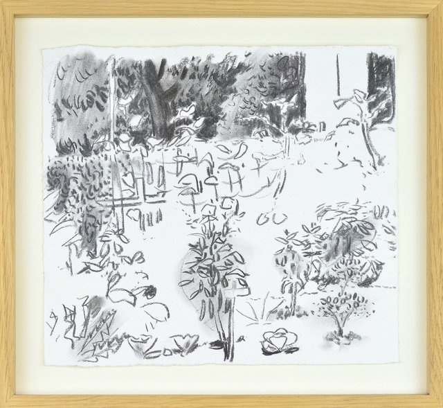 Matthias Weischer, ‘ohne Titel 2007’, 2000-2010, Drawing, Collage or other Work on Paper, Charchoal drawing on rag paper, ARTEDIO