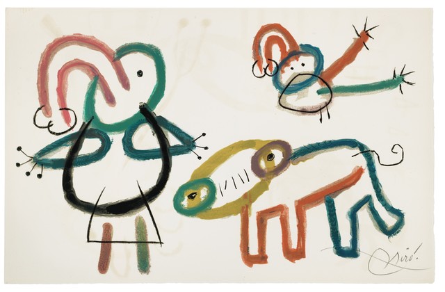 Joan Miró, ‘L'Enfance d'Ubu, Tériade, Paris’, 1975, Christie's