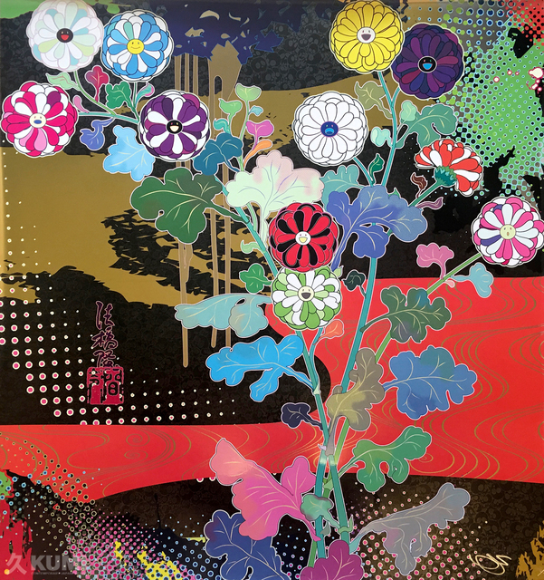 Takashi Murakami, ‘Korin: Dark Matter’, 2015, Print, Offset Lithograph, Kumi Contemporary / Verso Contemporary