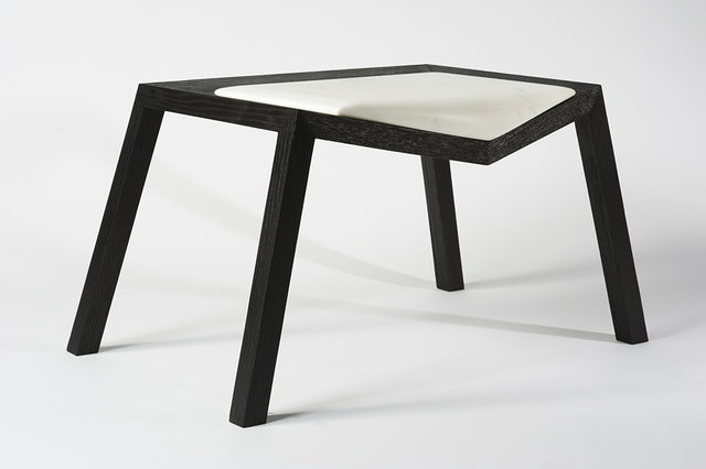 Snarkitecture, ‘"Pour" seat’, 2012, Design/Decorative Art, Oak and marble, Volume Gallery