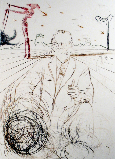 Salvador Dalí, ‘Jonas Salk’, 1970, Print, Drypoint, DTR Modern Galleries