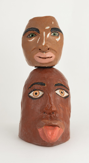 Gerald Wiggins, ‘Carl and Eric’, 2018, Sculpture, Glazed ceramic, Creativity Explored