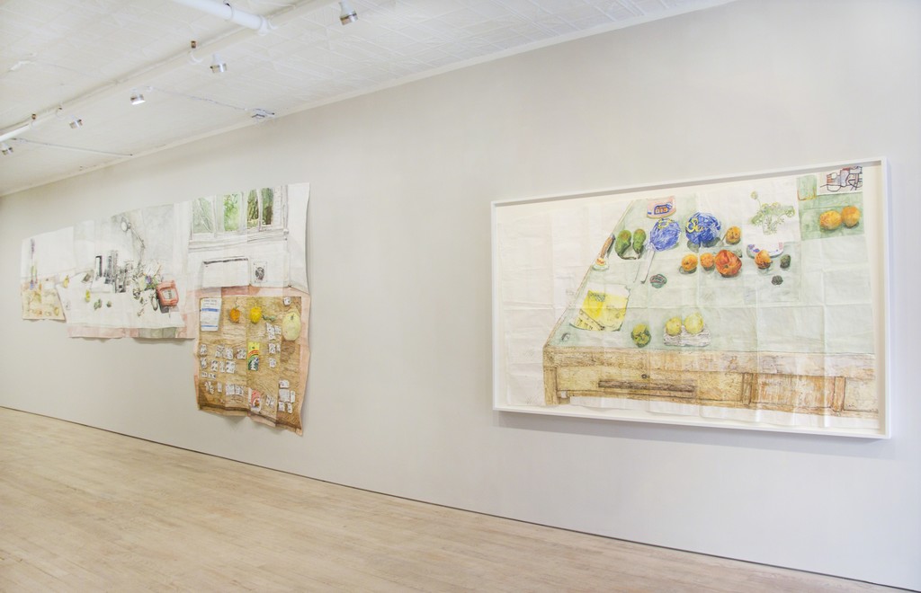 Installation view, "Tables and pills and things," Pierogi Installation view, "Tables and pills and things," Pierogi