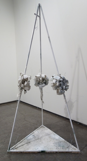 Tom Holmes (b. 1979), ‘untitled Arrangement’, 2013, Sculpture, Powder coated steel, plywood, hydrocal, aluminum, spray paint, Bureau