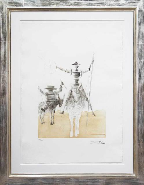 Salvador Dali Don Quijote Und Sancho Panza 1980 Available For Sale Artsy