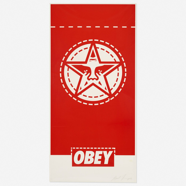 Shepard Fairey (OBEY), ‘Obey Banner’, 2000, Rago/Wright