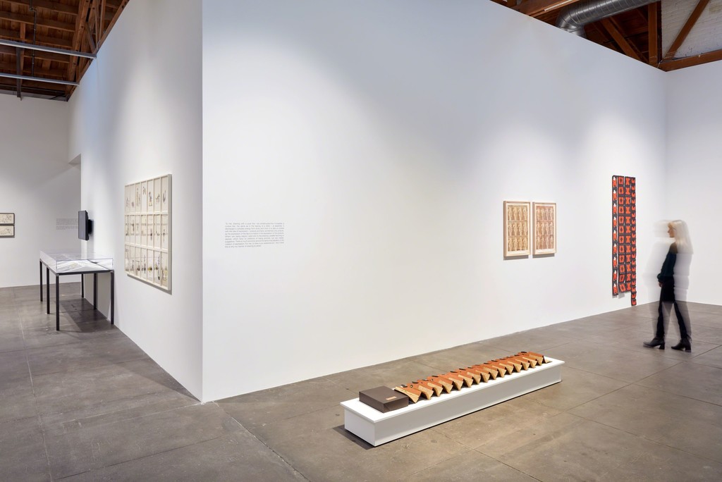 Installation view, ‘Geta Brătescu. The Leaps of Aesop,’ Hauser & Wirth Los Angeles, 17 February – 20 May 2018
© Geta Brătescu
Courtesy The Artist and Hauser & Wirth
Photo: Mario de Lopez Installation view, ‘Geta Brătescu. The Leaps of Aesop,’ Hauser & Wirth Los Angeles, 17 February – 20 May 2018
© Geta Brătescu
Courtesy The Artist and Hauser & Wirth
Photo: Mario de Lopez