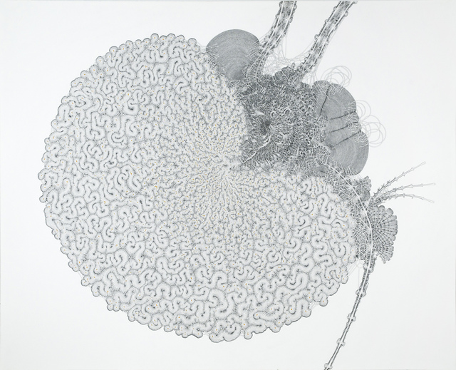 Daniel Zeller, ‘Quagmirical Dispersion’, 2014, Drawing, Collage or other Work on Paper, Ink and acrylic on paper, Pierogi