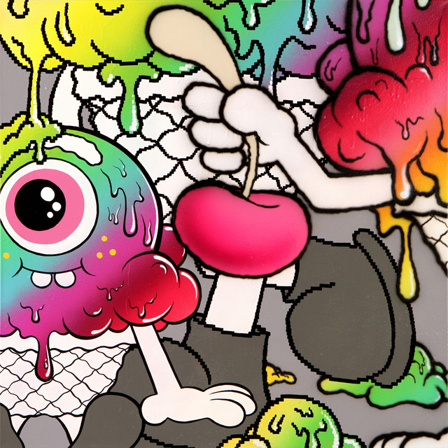 Buff Monster, ‘Melty Harmony #5’, 2019, Corey Helford Gallery