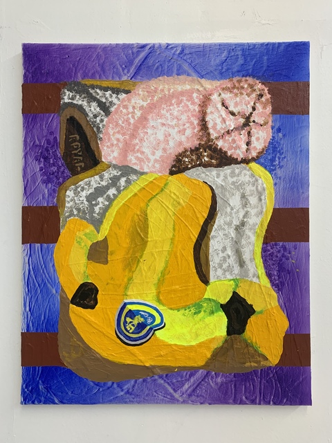 Royal Jarmon, ‘Banana On Fire Escape’, 2019, Painting, Acrylic on Canvas, The Garage Amsterdam