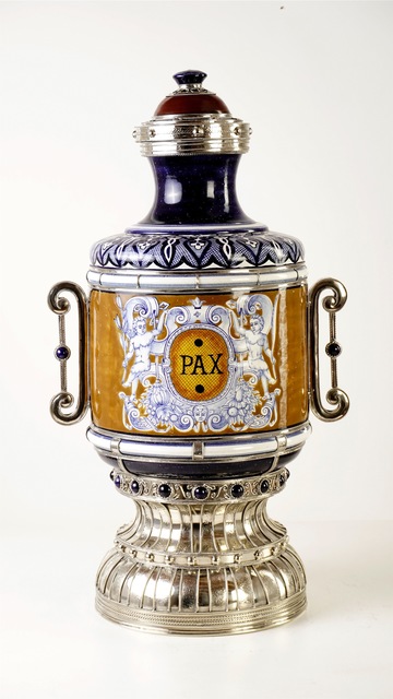 Jesus Guerrero Santos, ‘Ceramic and White Metal 'Alpaca' PAX Jar’, 2019, Taller Guerrero Santos