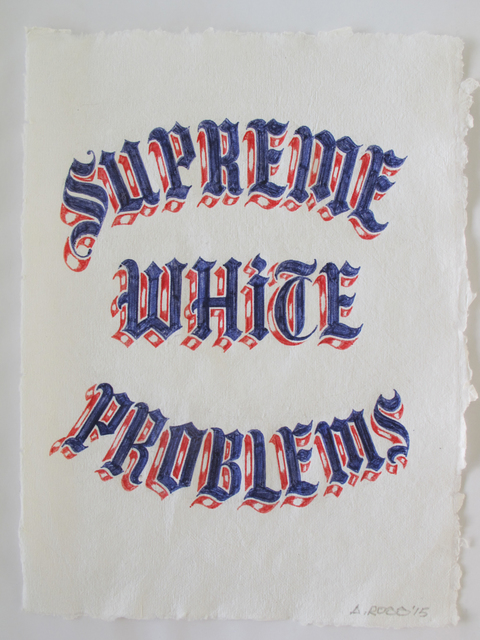 Alexis Ross, ‘Supreme White Problems’, 2015, V1 Gallery