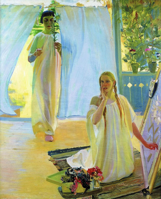 Oleksandr Murashko, ‘The Annunciation’, 1907-1908, Painting, Oil on canvas, National Art Museum of Ukraine