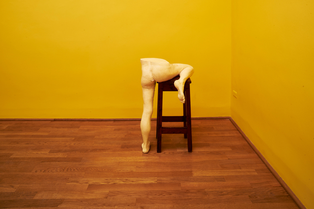 Sarah Lucas, ‘Me Bar Stool (Installation view)’, 2015, 56th Venice Biennale