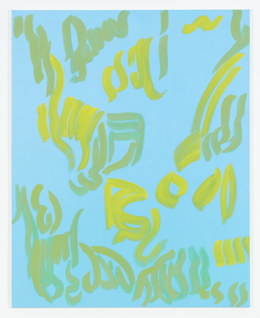 Evi Vingerling, ‘Untitled’, 2019, Painting, Acrylic and gouache on linen, Kristof De Clercq