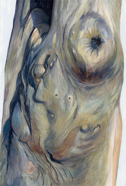 Gillian Bradshaw-Smith, ‘Finding Daphne #17 (Expectant)’, 2014, Painting, Gouache on paper, Ro2 Art