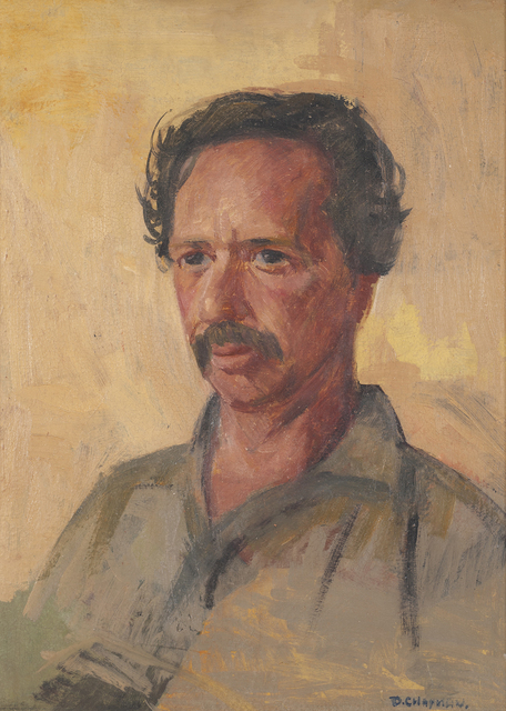 Dora Chapman, ‘Portrait of Jim’, ca. 1955, Painting, Oil on canvas, Charles Nodrum Gallery