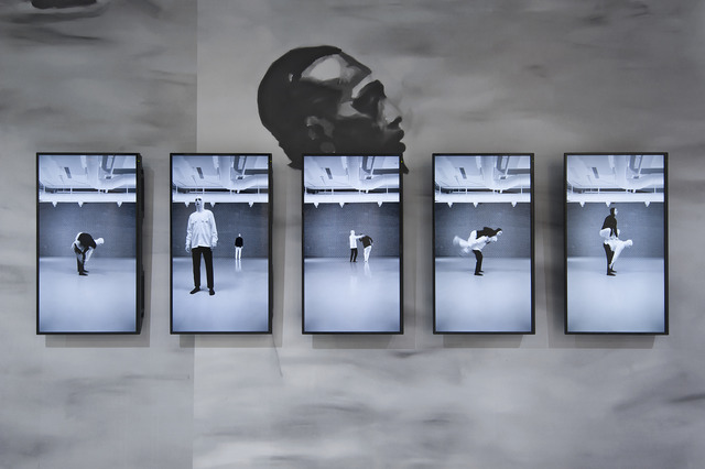 Babak Golkar, ‘Rehearsal’, 2019, Video/Film/Animation, Five channel video installation, Sabrina Amrani