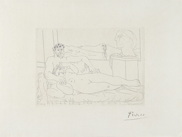 Pablo Picasso, ‘Le Repos de sculpteur II from La Suite Vollard’, 1933, Rago/Wright