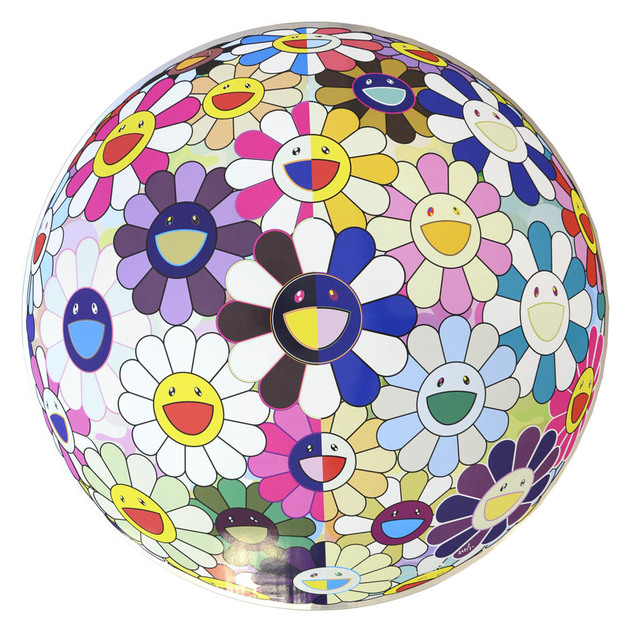 Takashi Murakami, ‘Flowerball (3D) From the Realm of the Dead’, 2009, Print, Offset lithograph, Shapero Modern