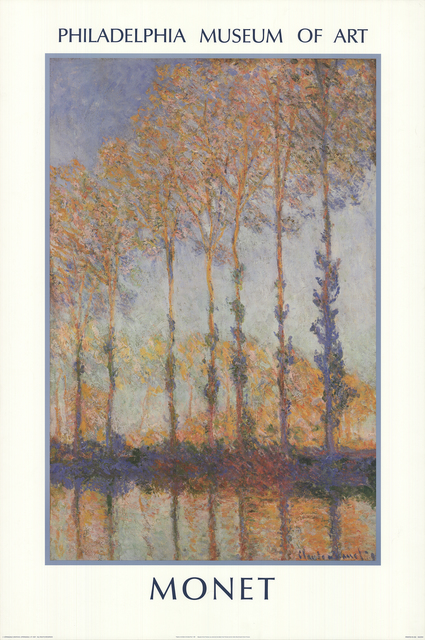 Claude Monet | Poplars on the Bank of the Epte River (1987) | Available ...