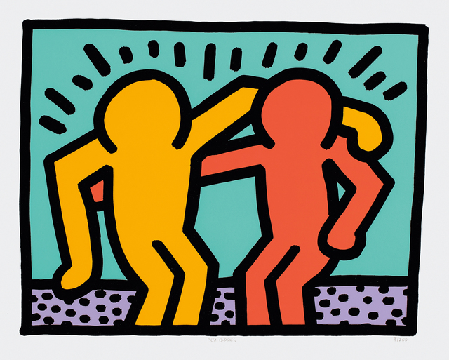 Keith Haring, ‘Best Buddies’, 1990, Phillips