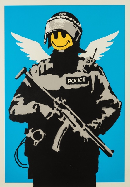 Banksy, ‘Flying Copper’, 2003, Forum Auctions