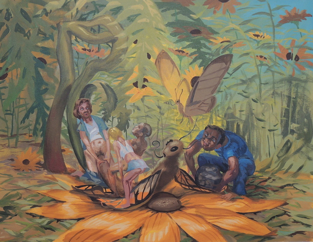 Tom Torluemke, ‘Gang Raping a Butterfly’, 2011, Linda Warren Projects