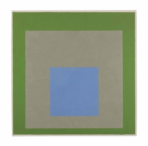 Josef Albers, ‘Homage to the Square: Blue Sound’, Christie's