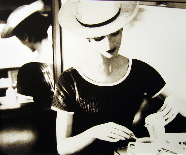 Lillian Bassman, ‘Carmen Having Tea’, ca. 1950, Photography, Gelatin silver print, Peter Fetterman Gallery