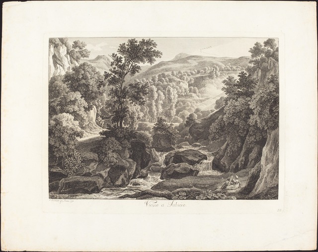 Johann Christian Reinhart | Vicino a Subiaco (1794) | Artsy