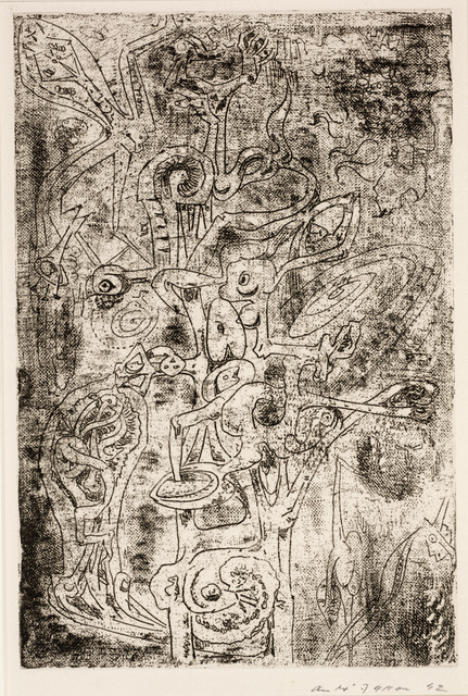 André Masson, ‘The Fruits of the Abyss (Les fruits de l abîme)’, 1942, Print, Etching, Dallas Museum of Art