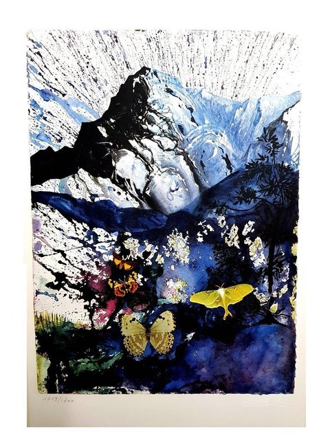 Salvador Dalí, ‘Original Lithograph "Alpes" by Salvador Dali’, 1969, Galerie Philia