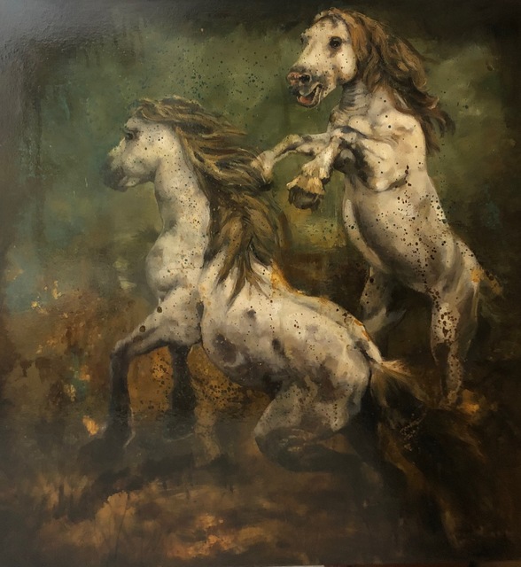Jill McVarish, ‘Ballad of the Runaway Horse’, 2020, Painting, Oil on canvas, McVarish Gallery