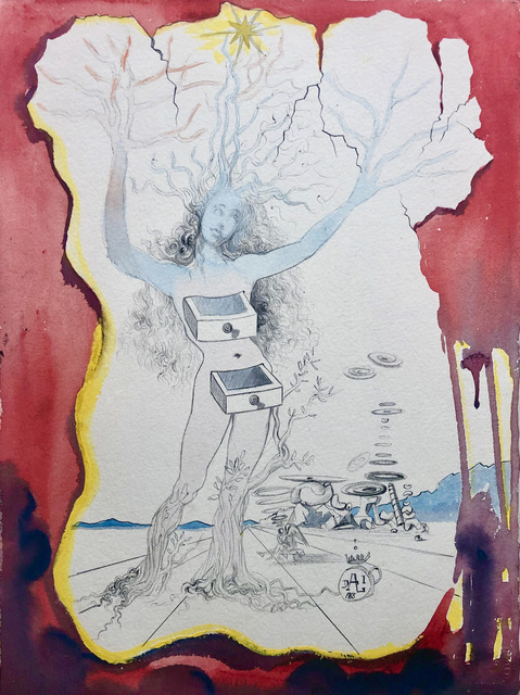 Salvador Dali Woman With Drawers 1965 Available For Sale Artsy