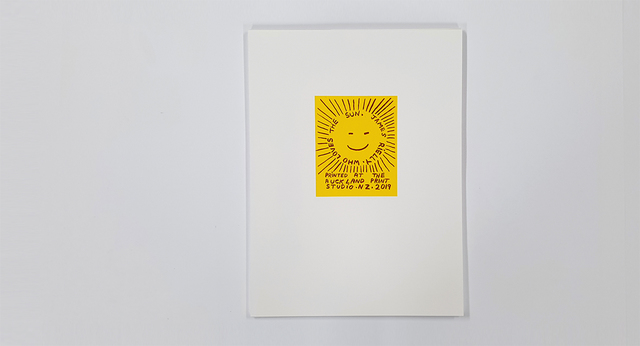 James Rielly, ‘Who Loves the Sun’, 2019, Auckland Print Studio