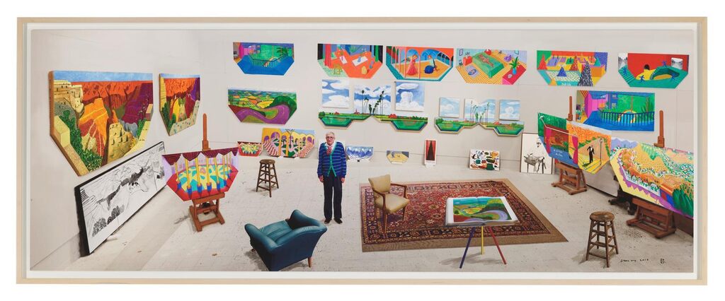 David Hockney - In the Studio, December 2017
