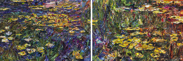 Vik Muniz, ‘Nymphéas, after Claude Monet (diptych)’, 2013, Matthew Liu Fine Arts