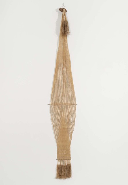 Lenore Tawney, ‘The Egyptian’, ca. 1962, Sculpture, Linen weaving with wood, Michael Rosenfeld Gallery