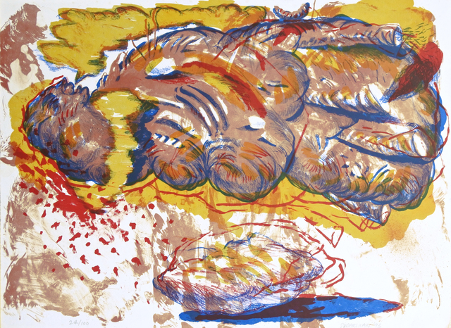 Sudarshan Shetty, ‘Untitled 1’, 1993, Print, Color Lithograph, Hans den Hollander Prints