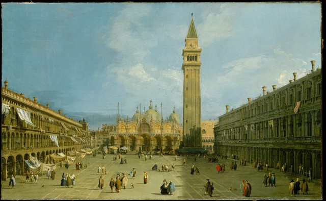 Canaletto, ‘Piazza San Marco’, late 1720s, The Metropolitan Museum of Art